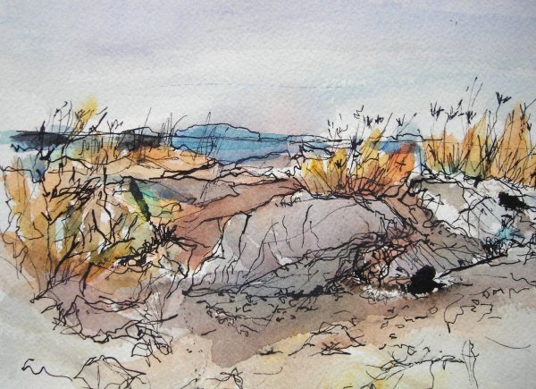 Рисование акварелью и тушью