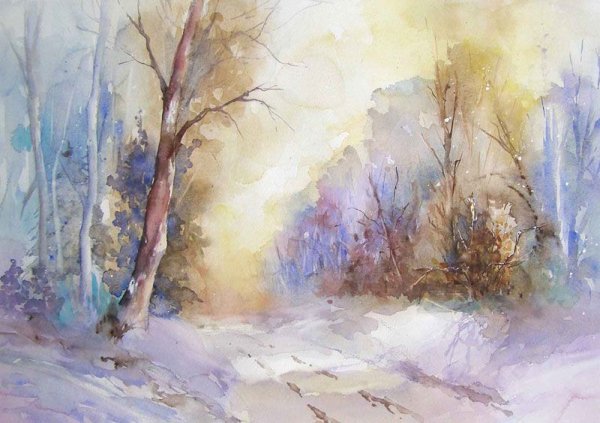 Жозетта Маррель акварель