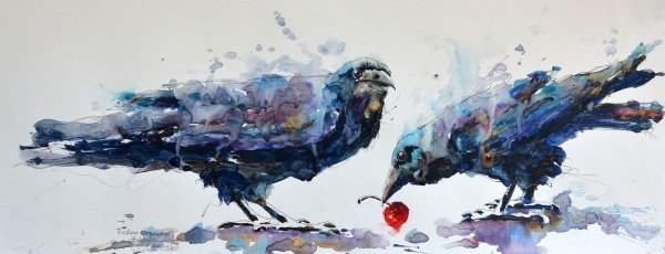 Художник Bev Jozwiak птицы