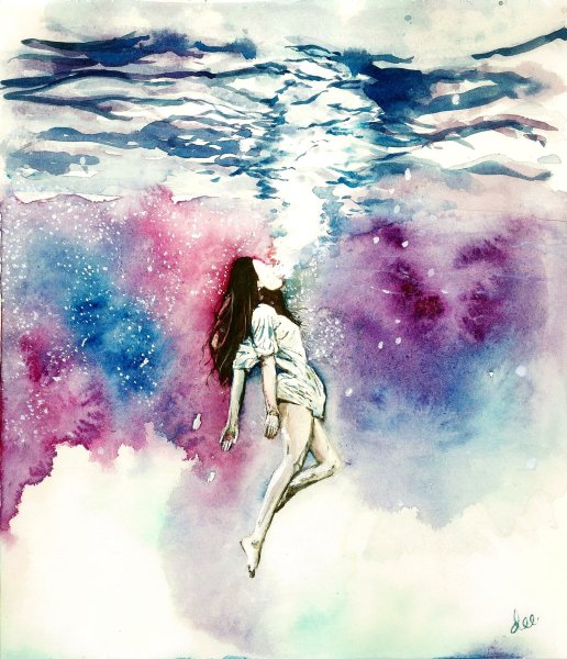 Акварельная балерина