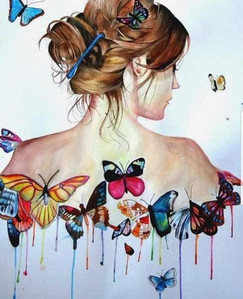 Иллюстрации стильных девушек