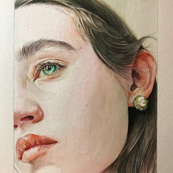 Рейна Ямада акварель