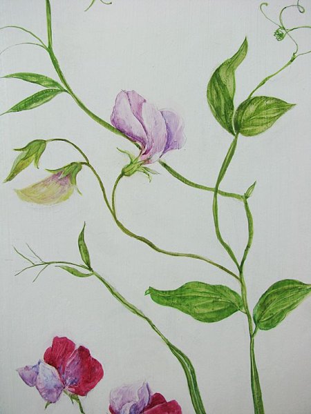 Цветной горошек картины гуашью