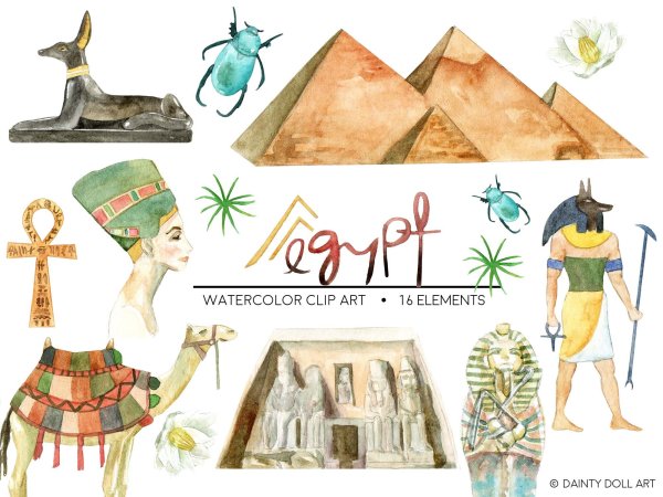 Путешествие по Египту рисунок