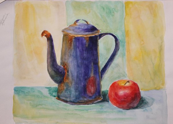 Натюрморты акварелью легкие