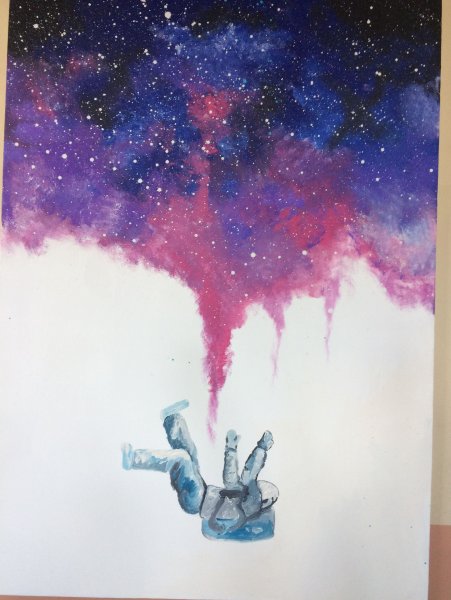 Космос акварелью