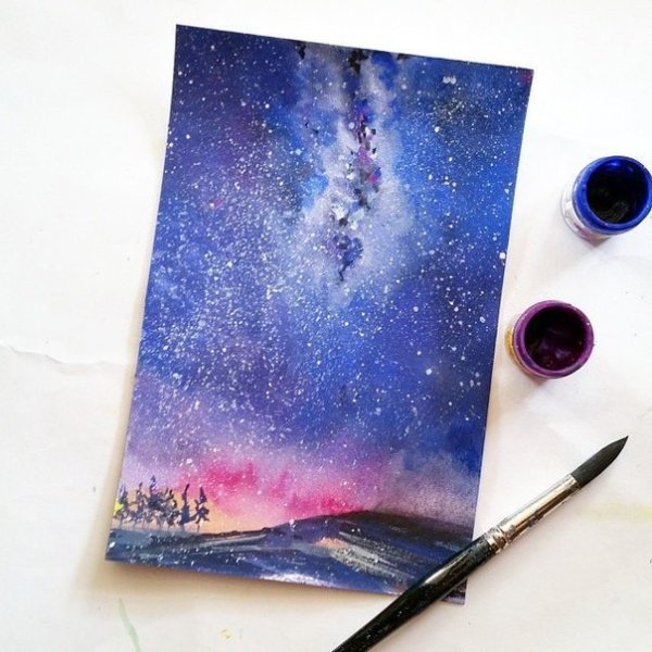 Рисование космос