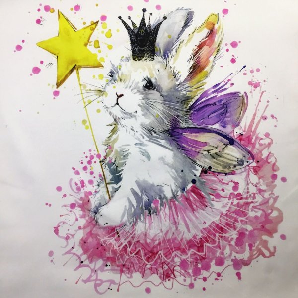 Акварельный Зайка