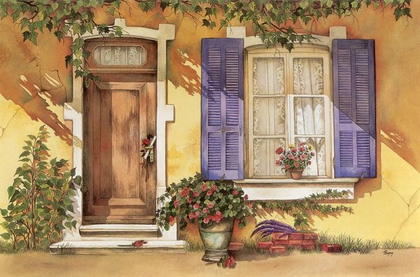 Окна и двери для декупажа