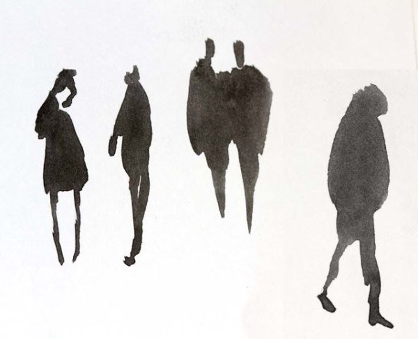 Наброски пятном