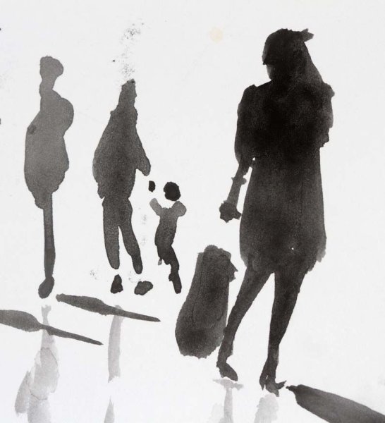 Наброски пятном