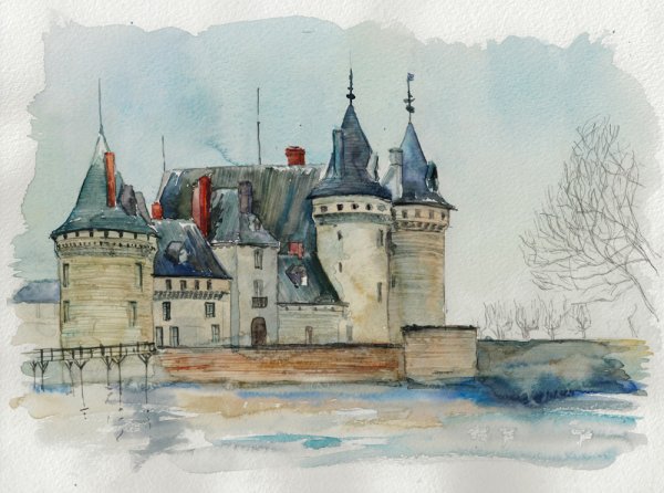 Шимон Франция замок Шимон