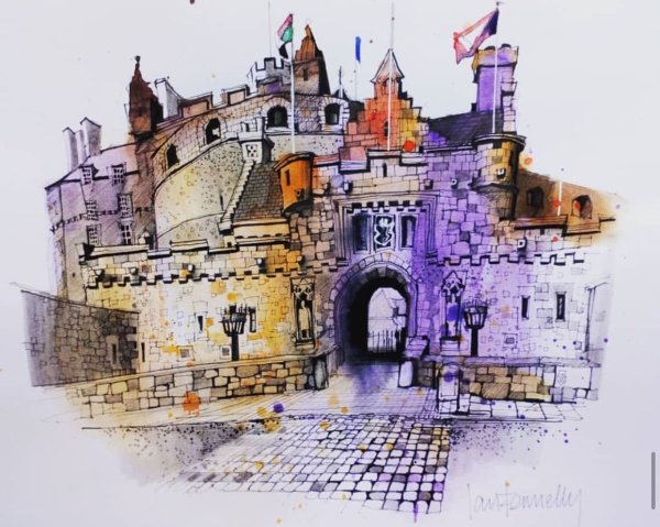 Акварельный замок