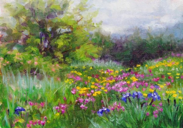 Цветочная Поляна живопись