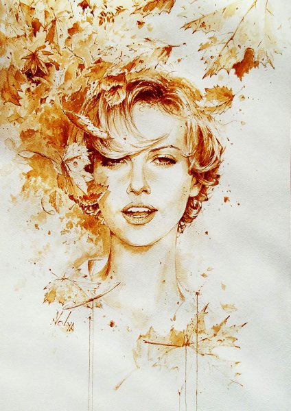 Шарлиз Терон арт