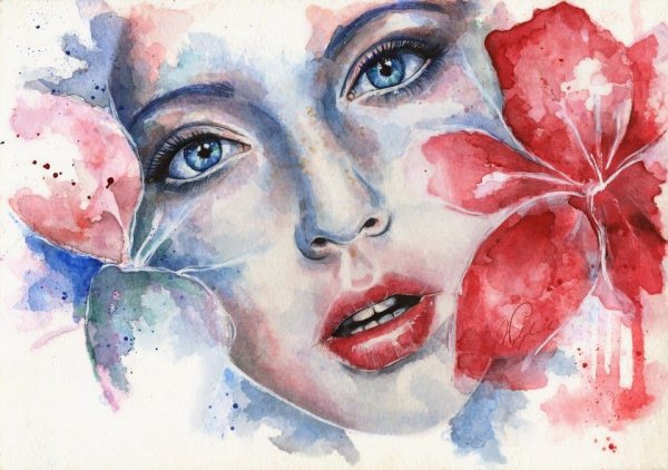 Joanna Wędrychowska акварель