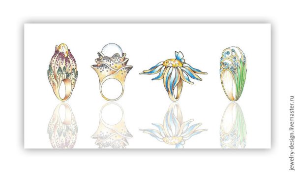 Эскизы ювелирных украшений