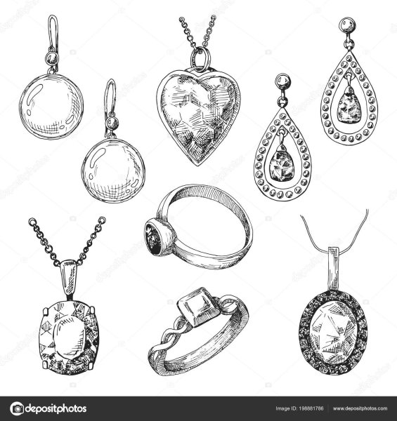 Акварельная отмывка ювелирных изделий