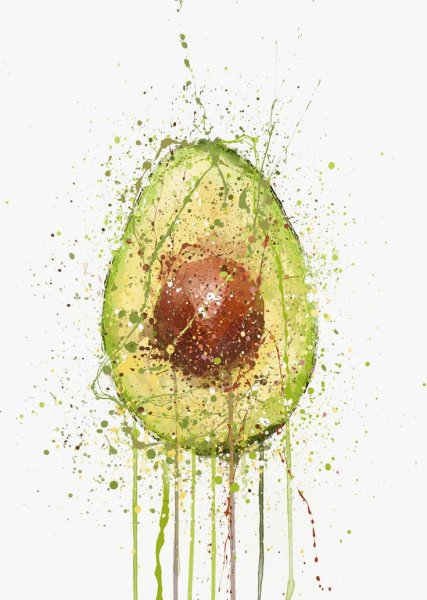 Авокадо стилизованный