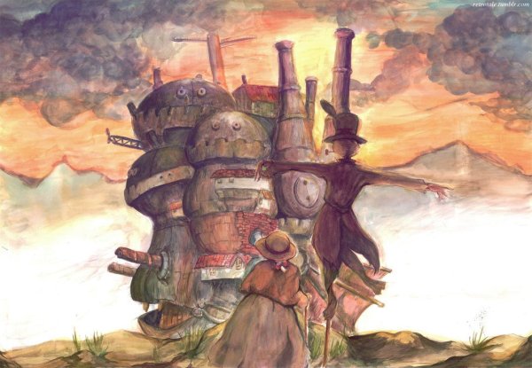 Ходячий замок Хаула арт