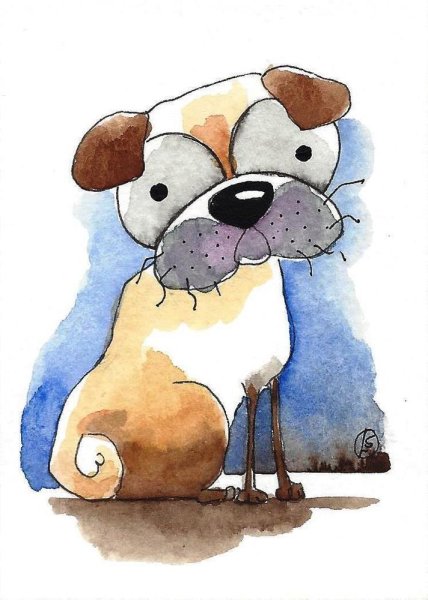 Рисование животных гуашью