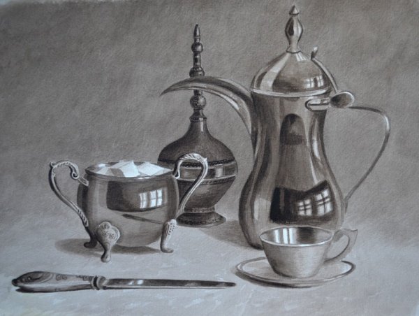 Андрияка гризайль