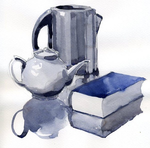 Владимир Тупоршин акварели натюрморты