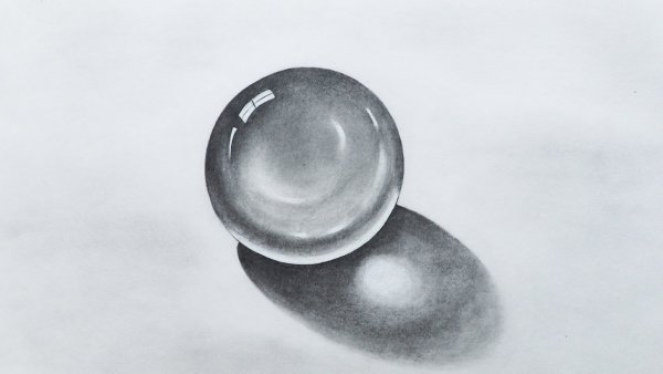 Стеклянный шар скетч