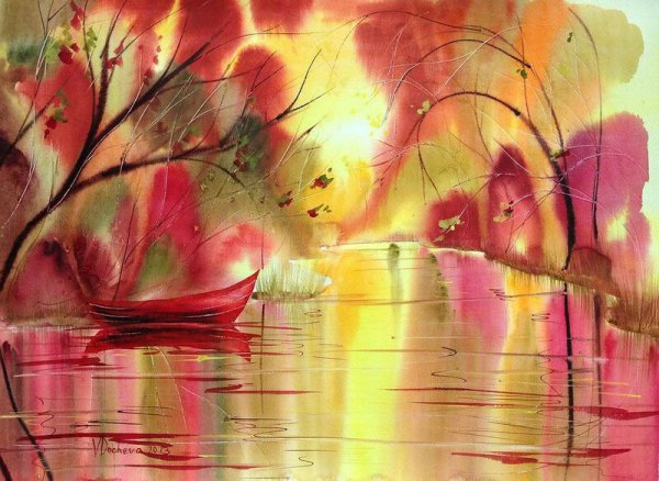 Художник Венета Дочева пейзаж