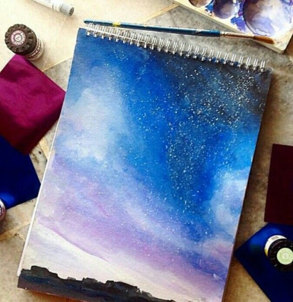 Идеи для рисования космос