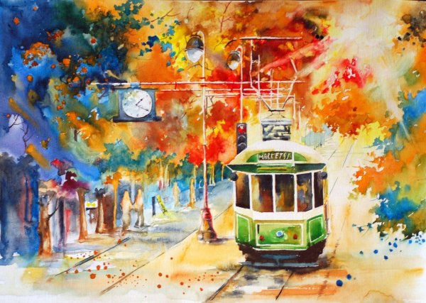 Анна Соколова акварель