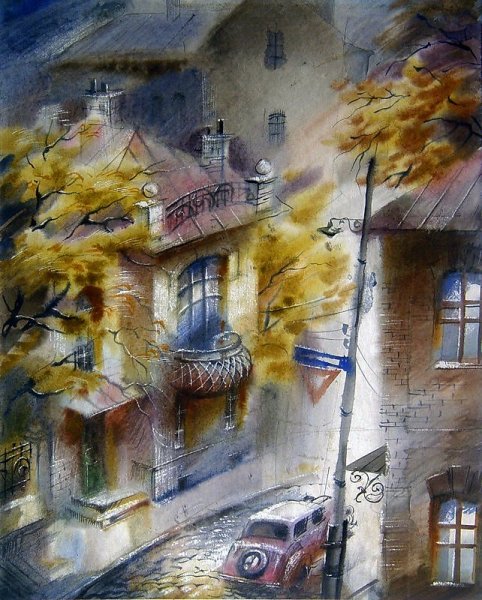 Виктор Зелик акварель