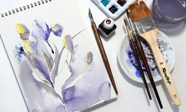 Кисть для акварели