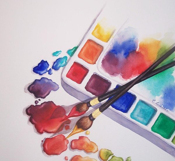 Рисование акварелью