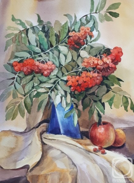 Картина Куроптевой Евгении рябина