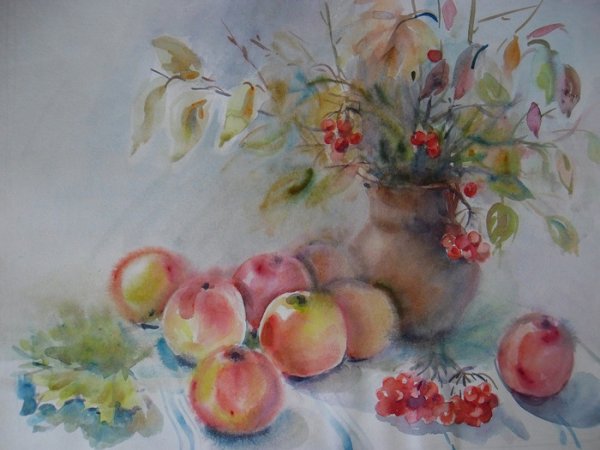 Оксана Смотрова акварель