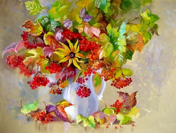 Художник Наталия Аникина-Закревская картины натюрморт