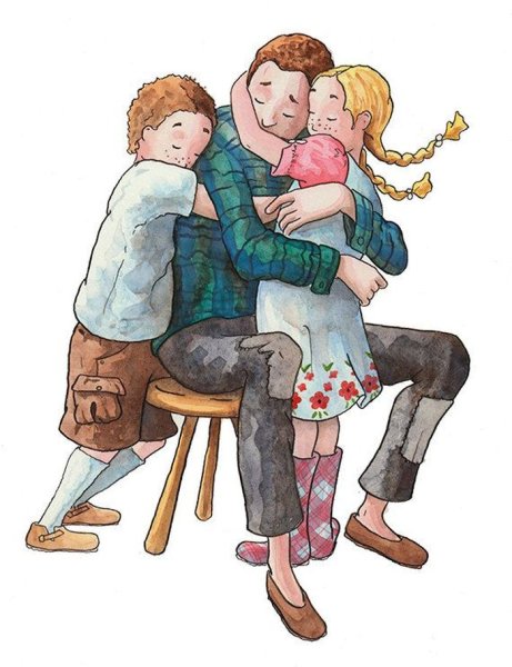 Папа иллюстрация