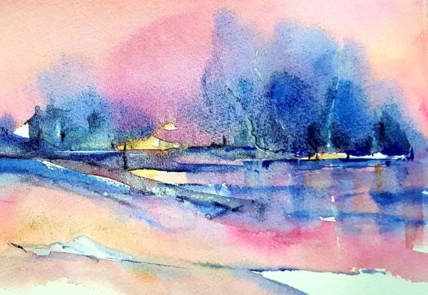 Станислав Золонд акварель