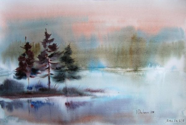 Венета Дочева картины зима