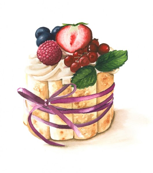 Вкусности акварелью