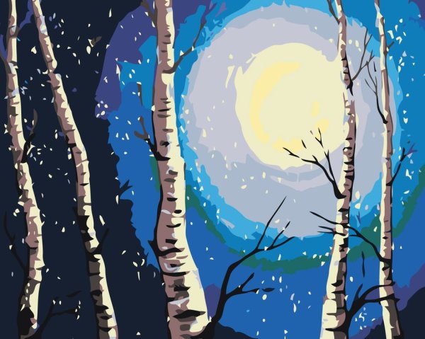 Правополушарное рисование зима