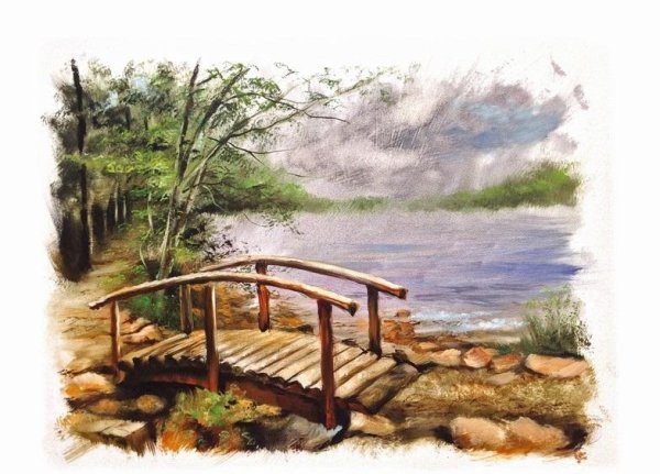 Мост через речку