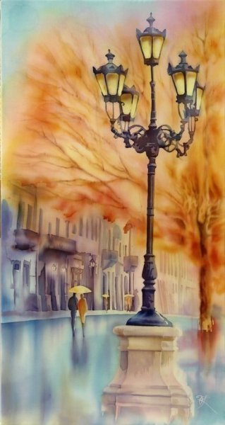 Фонарики живопись