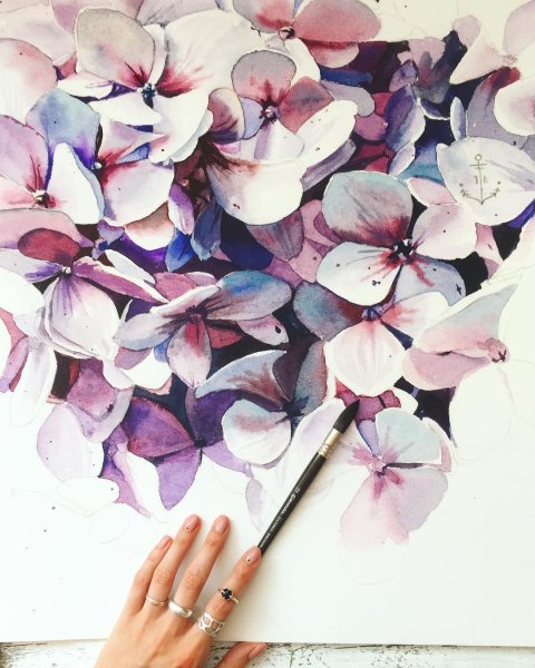 Цветы для рисования детям