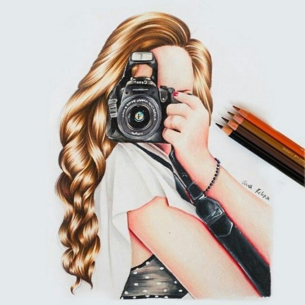 Девушка с фотоаппаратом