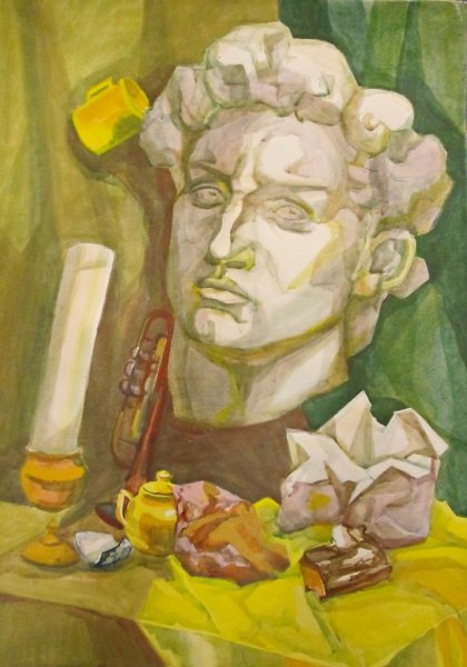 Гипсовая голова Вальтер ДХШ