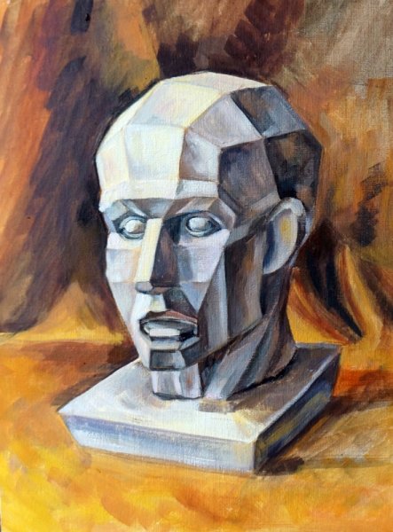 Обрубовка головы Академический гипс