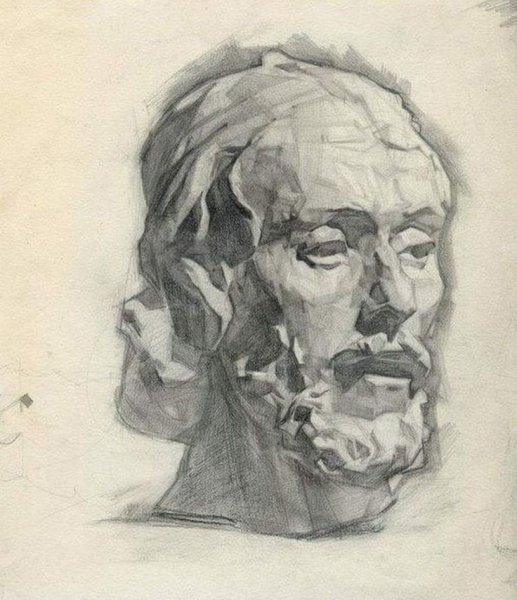 Наброски Академия художеств Репина