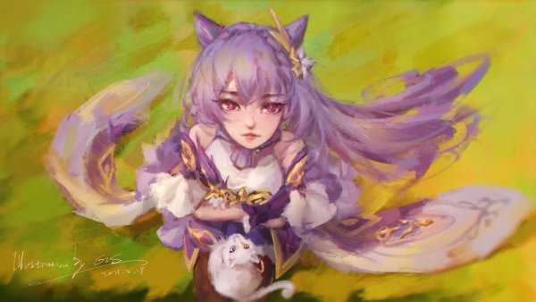 КЭ Цин Геншин Импакт арт